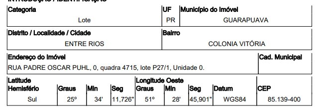 VENDA Terreno